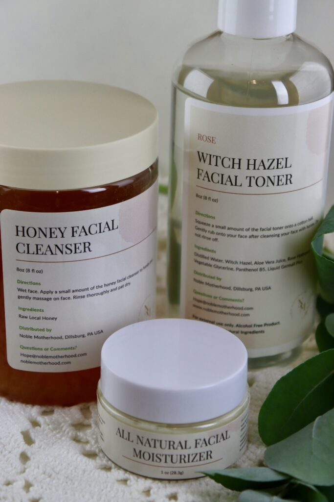 Facial Care Bundle with a 1oz all natural moisturizer