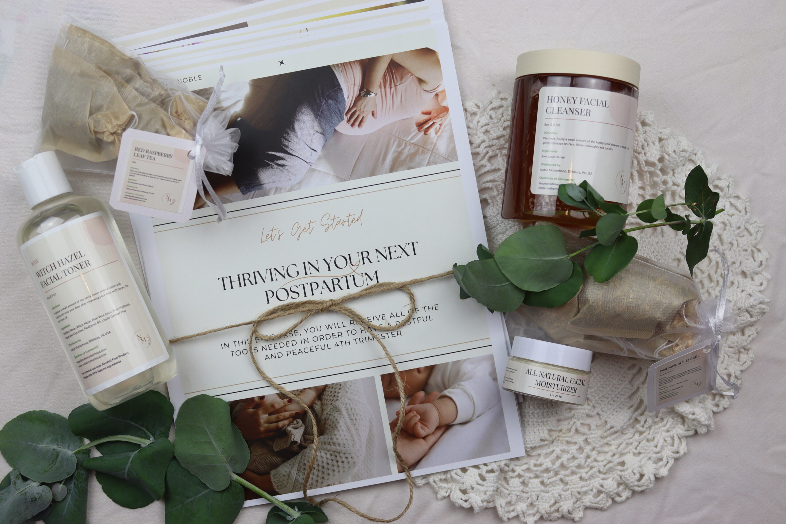 postpartum care package for pregnant and nursing women