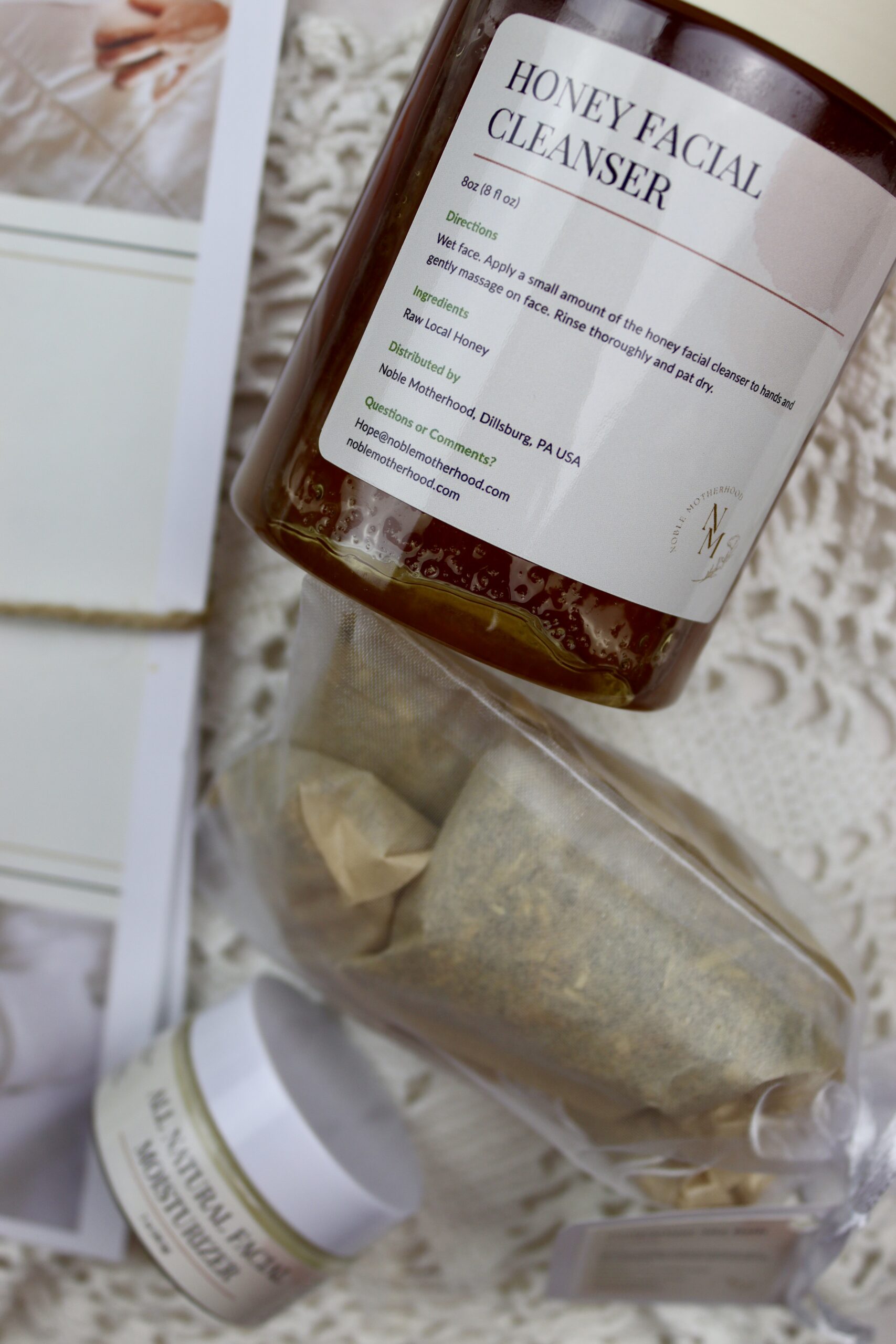 postpartum care package with witch hazel toner
