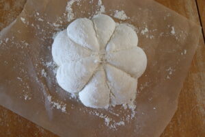 how to shape your pumpkin sourdough bread