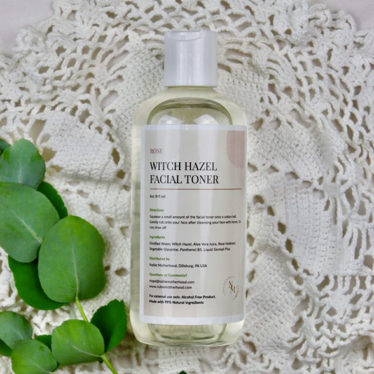 The best witch Hazel facial toner from noble motherhood